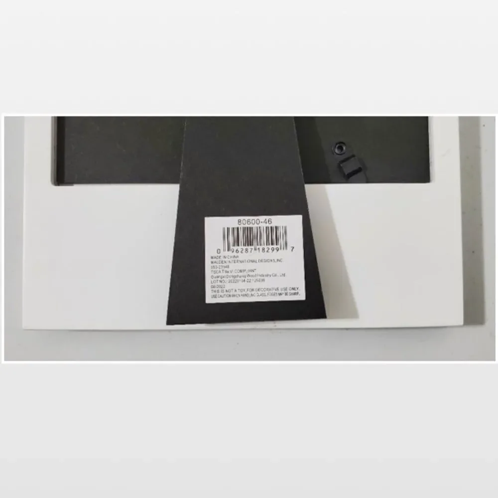 New Latina White 4X6 Picture Frame